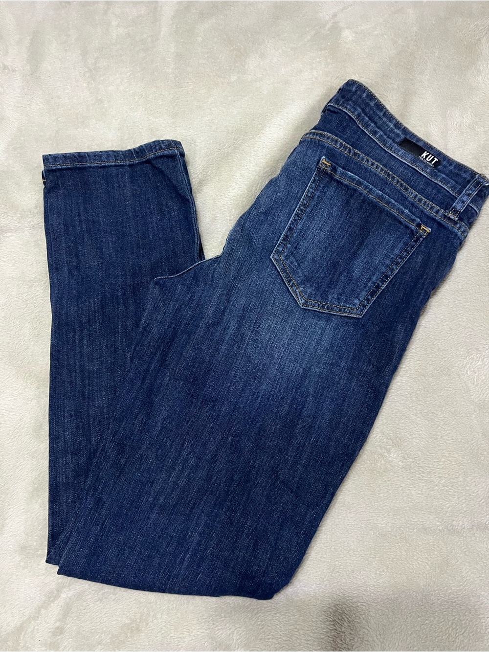 Kut from the Kloth Catherine Boyfriend Blue Denim Jeans